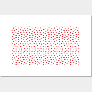 Red dots Posters and Art